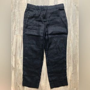 J Crew 100% linen pants size 10